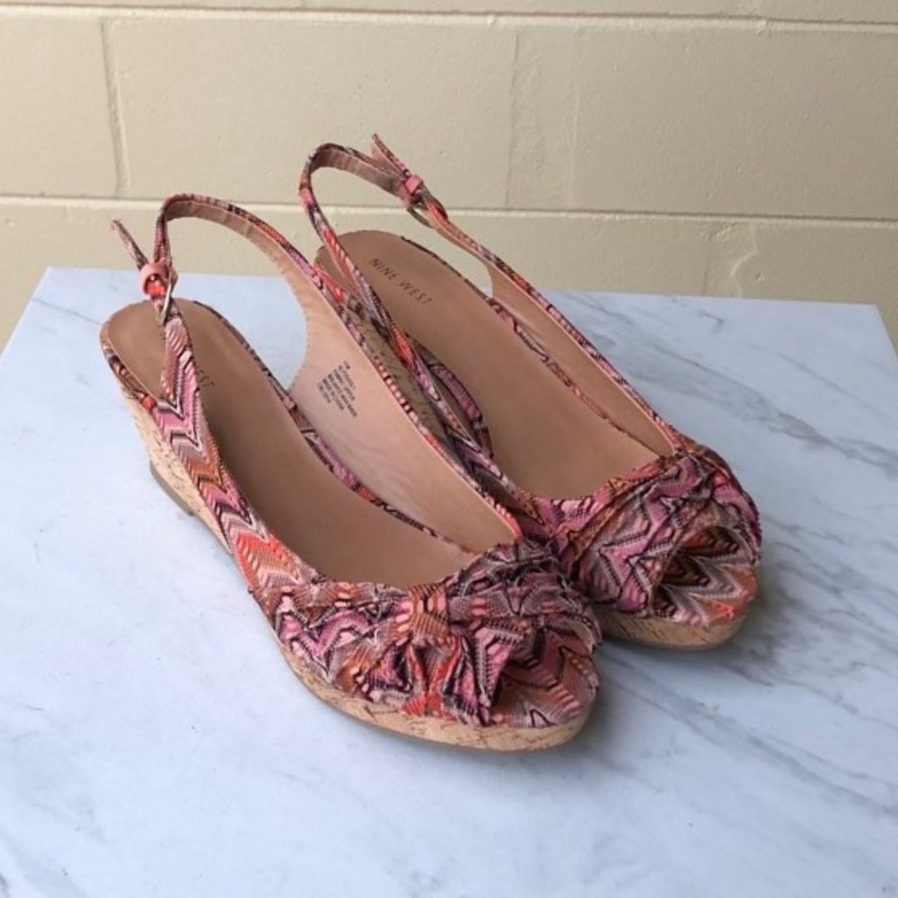 Nine West Wedge Sandals Slingback